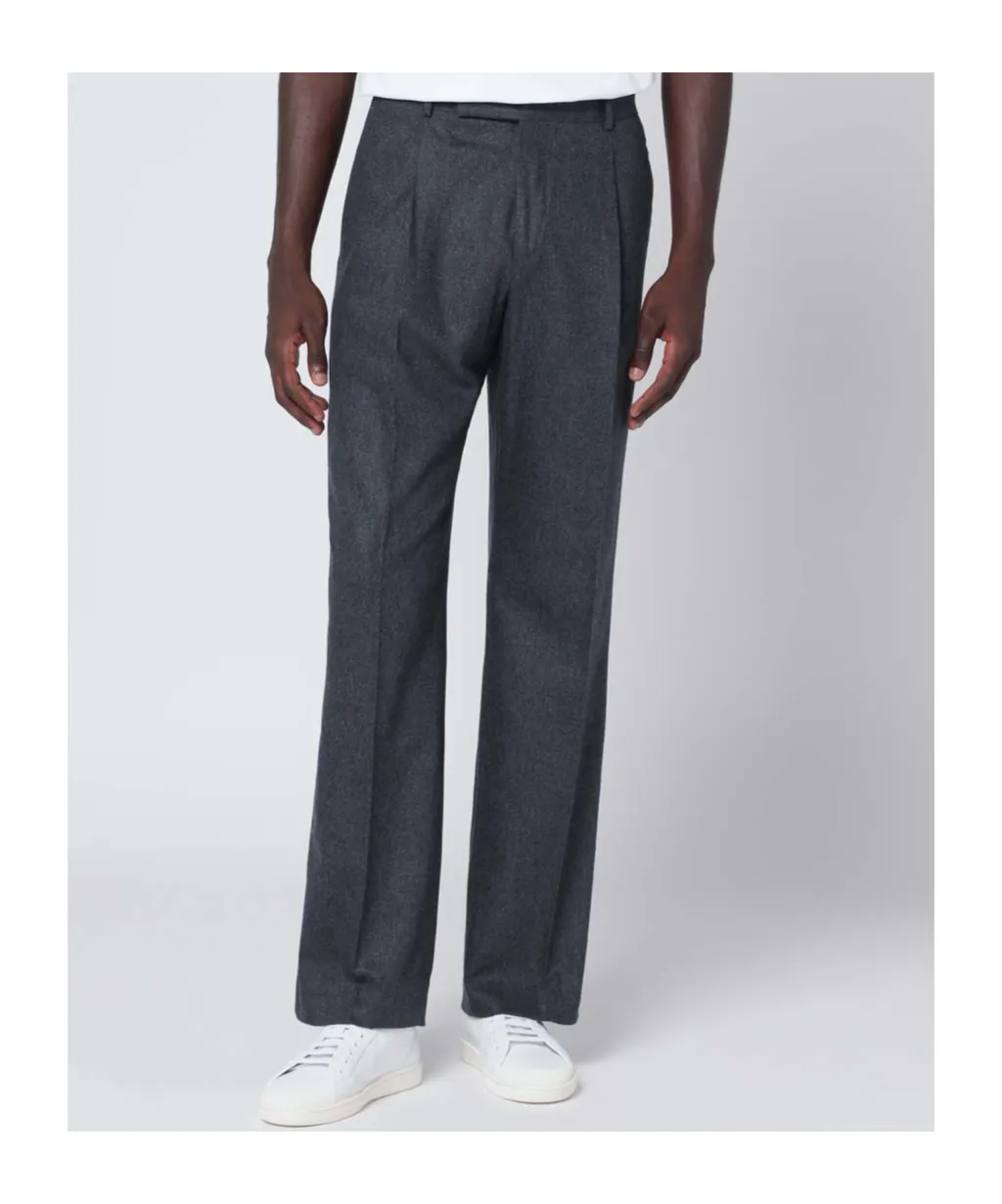 Wool And Cashmere Trousers