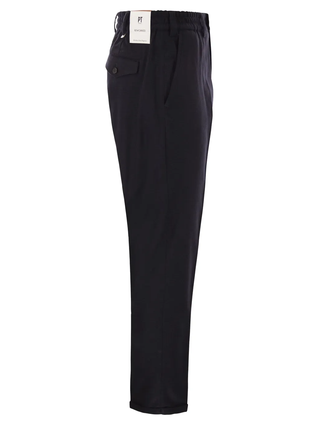 Elastic Waistband Trousers