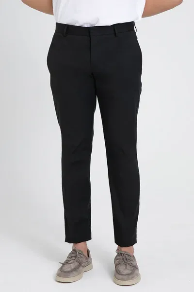 Side Pocket Elastic Pants