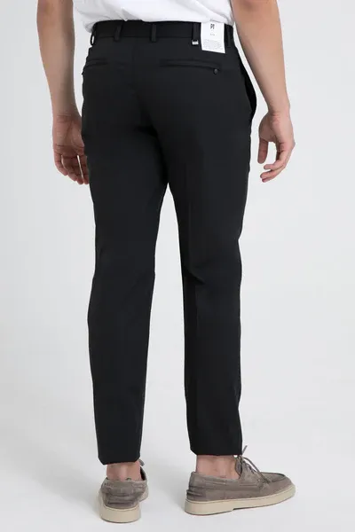 Side Pocket Elastic Pants