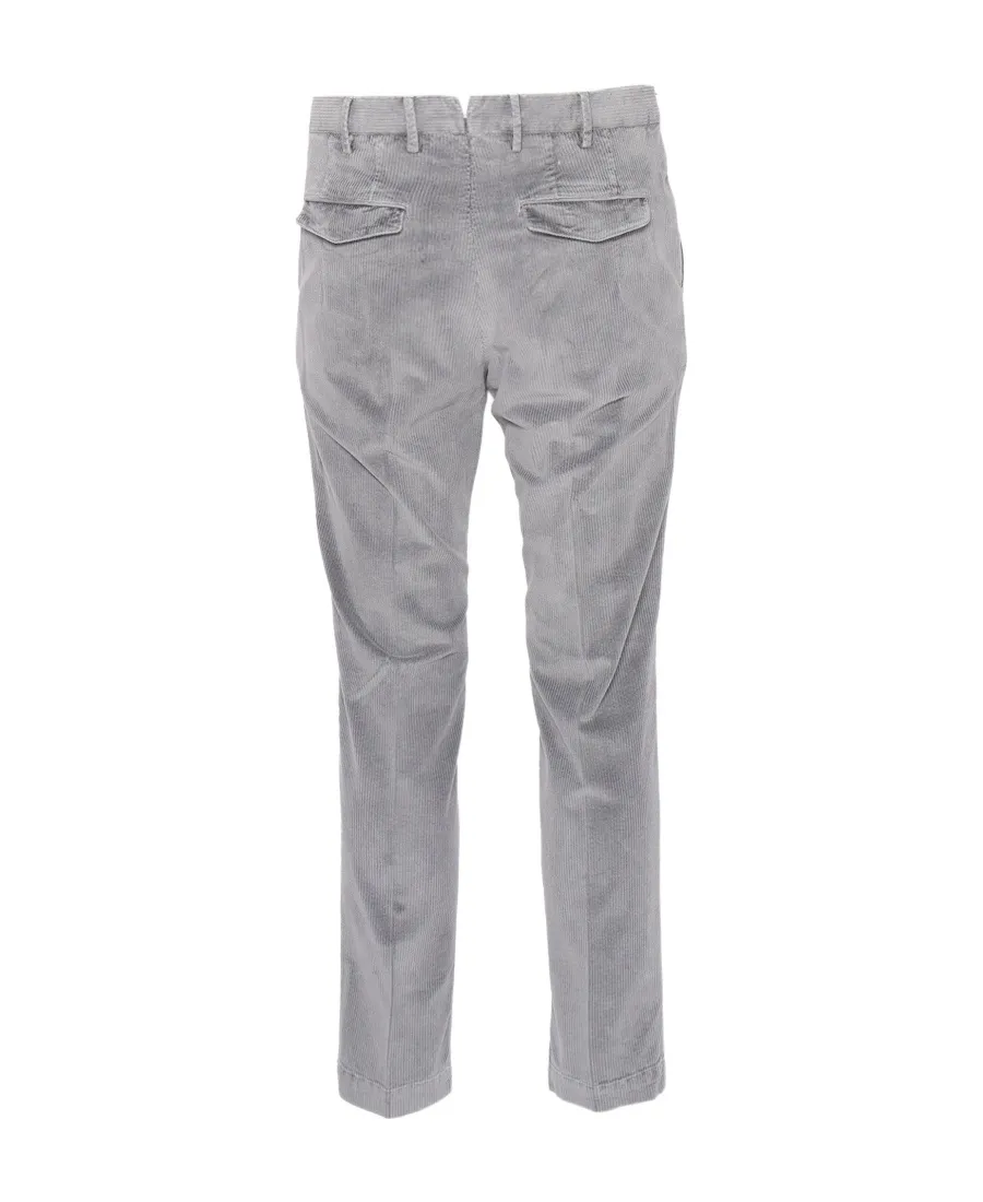 Corduroy Straight-Leg Trousers
