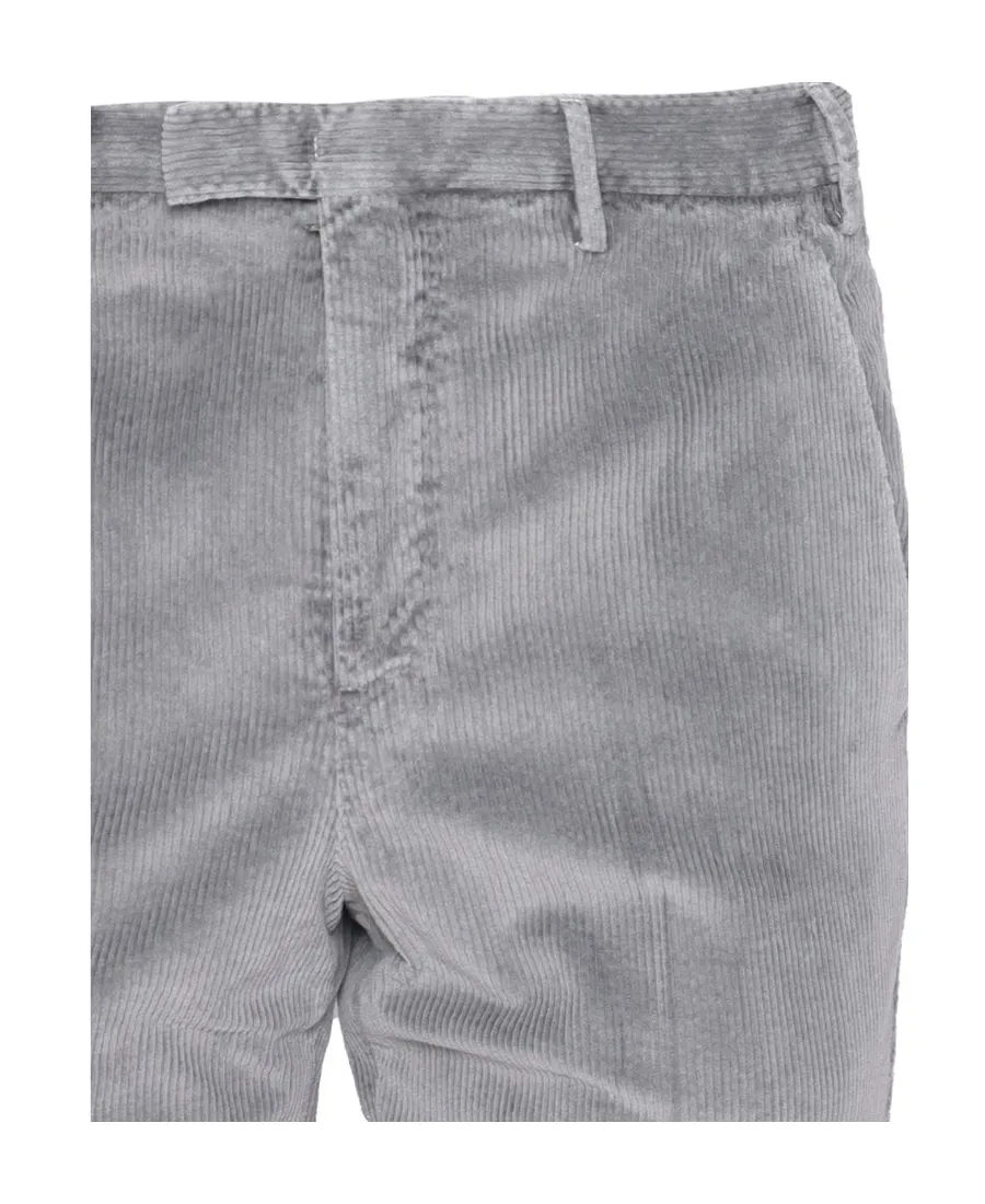 Corduroy Straight-Leg Trousers