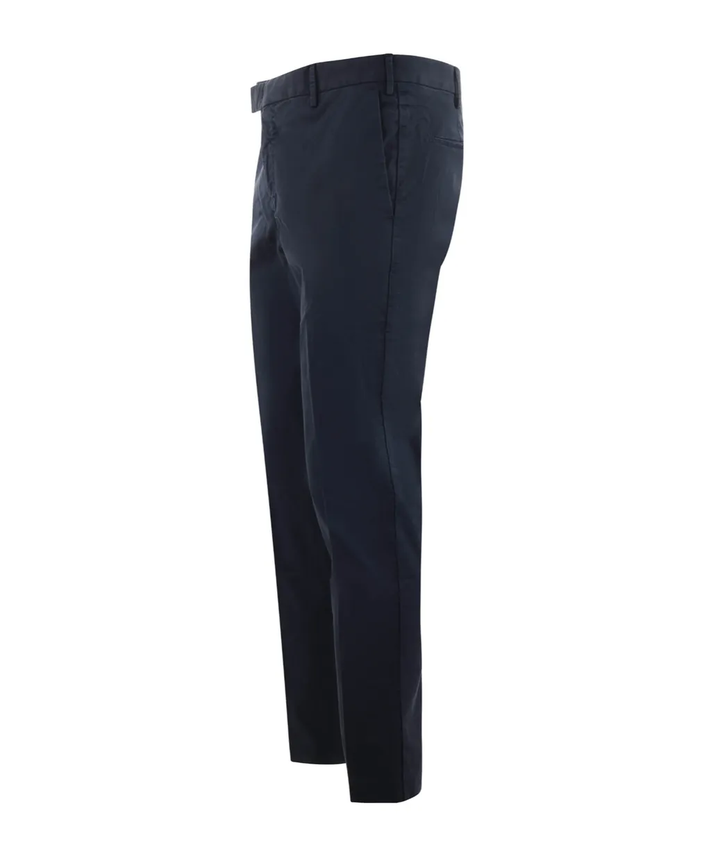 Pleated Zipper Casual Pants