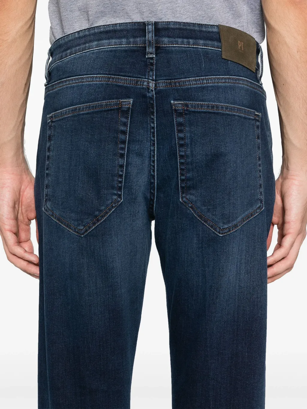 Denim Straight-Leg Jeans