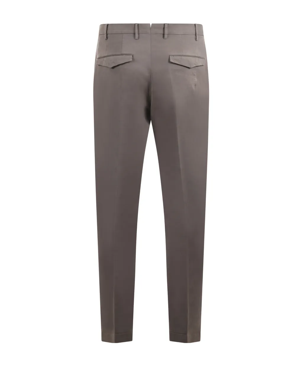 Pleated Zipper Casual Pants