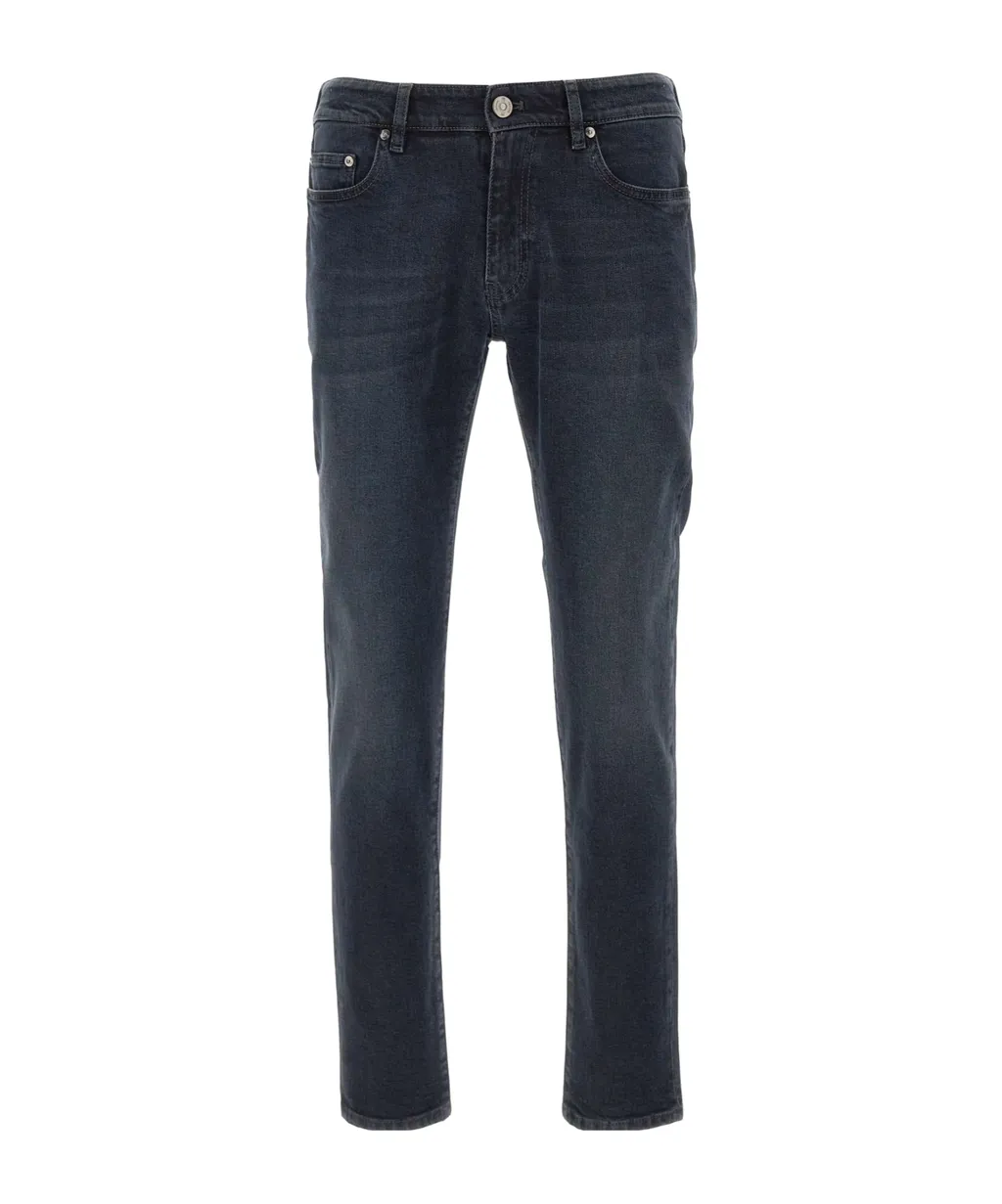 Logo-Patch Skinny Jeans