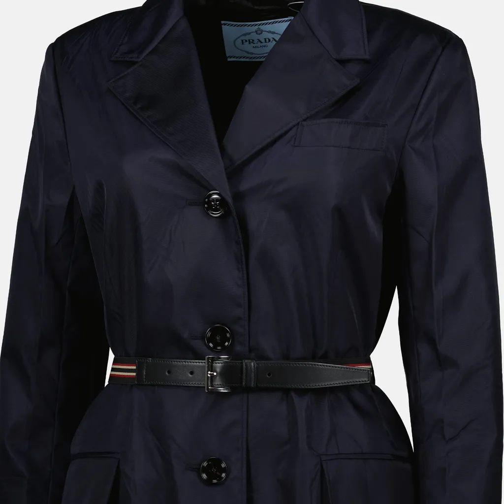 Re-Nylon Belted Coat