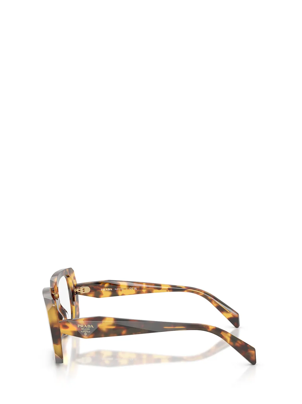 Square-Frame Tortoiseshell Glasses