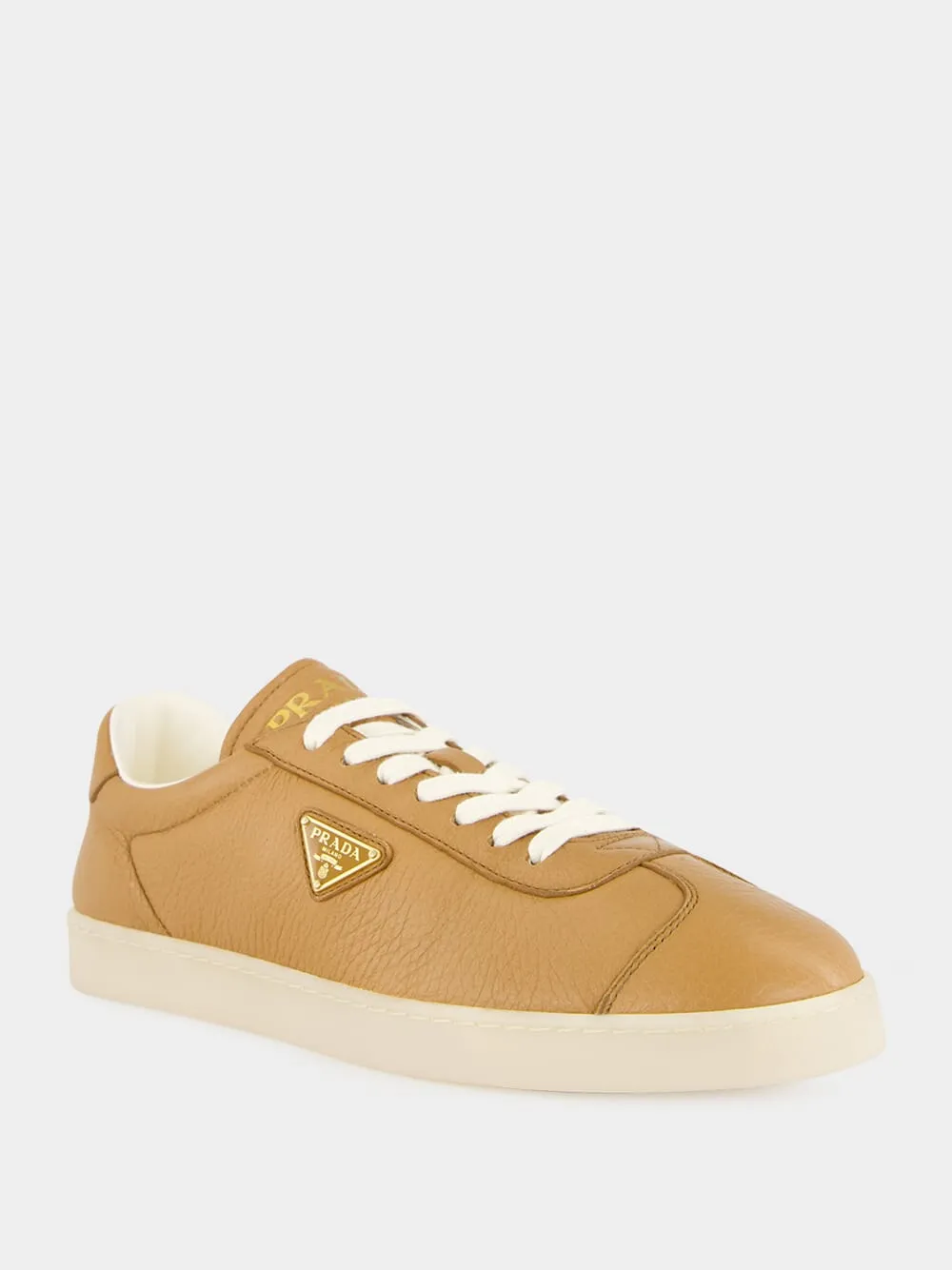 Lace-Up Leather Sneakers