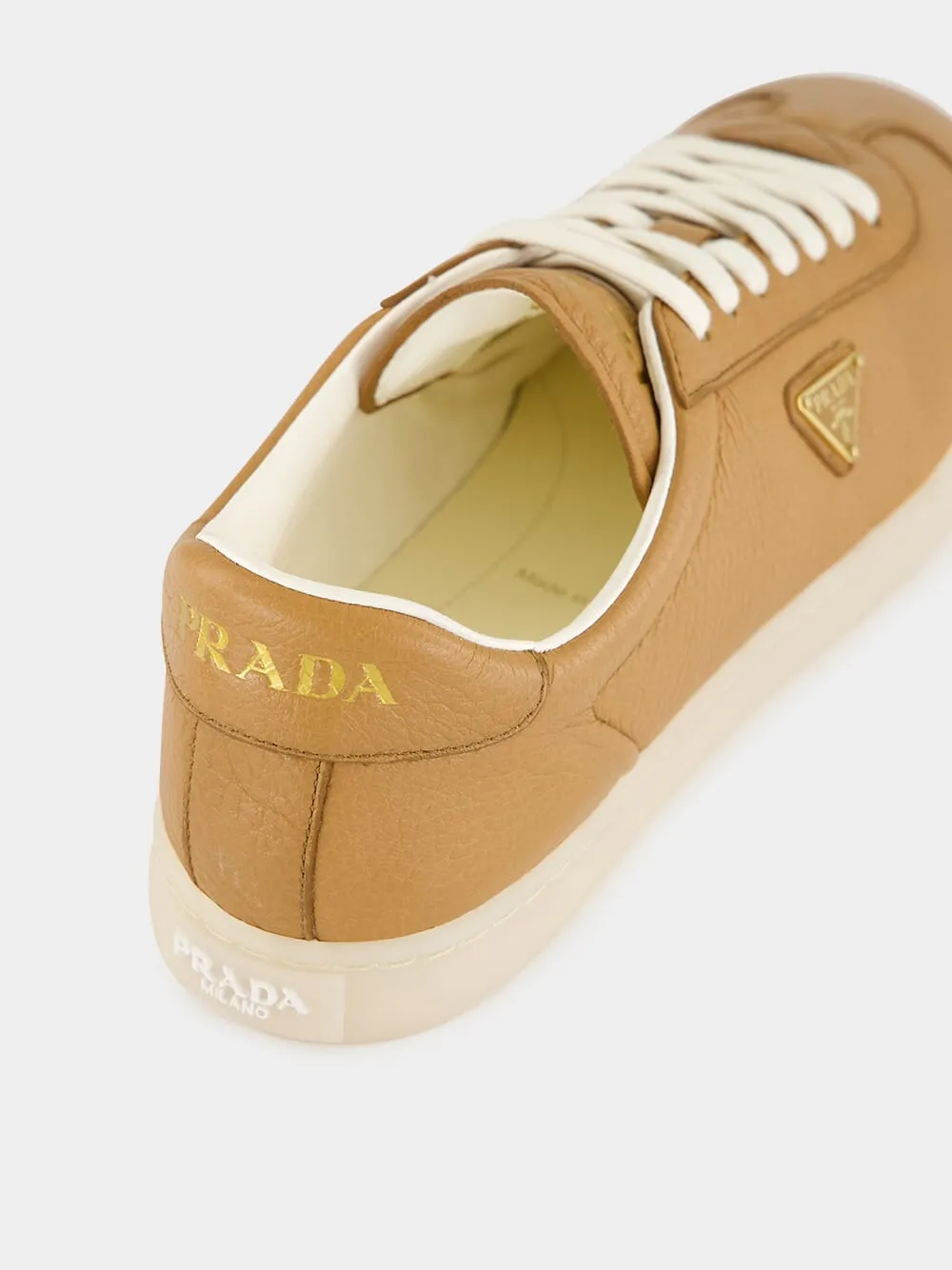Lace-Up Leather Sneakers