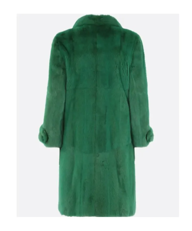 Long-Sleeved Fur Coat