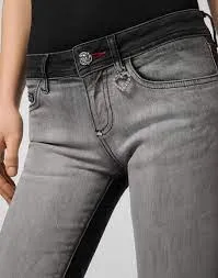 Logo Details Jeans