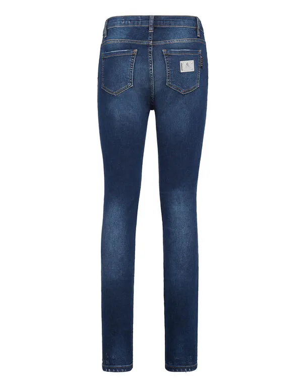 Logo Details Jeans