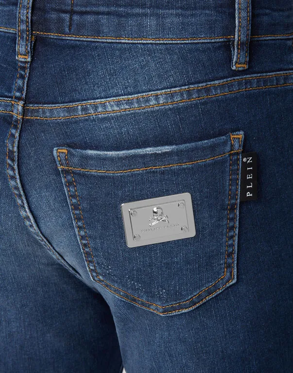 Logo Details Jeans