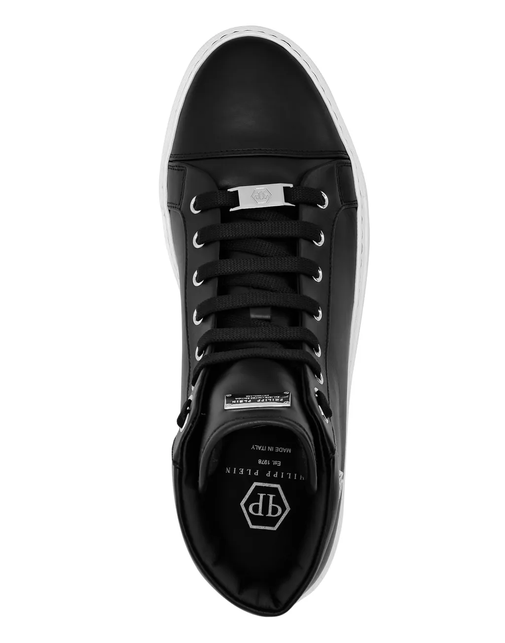 Logo Details High-Top Casual Sneakers