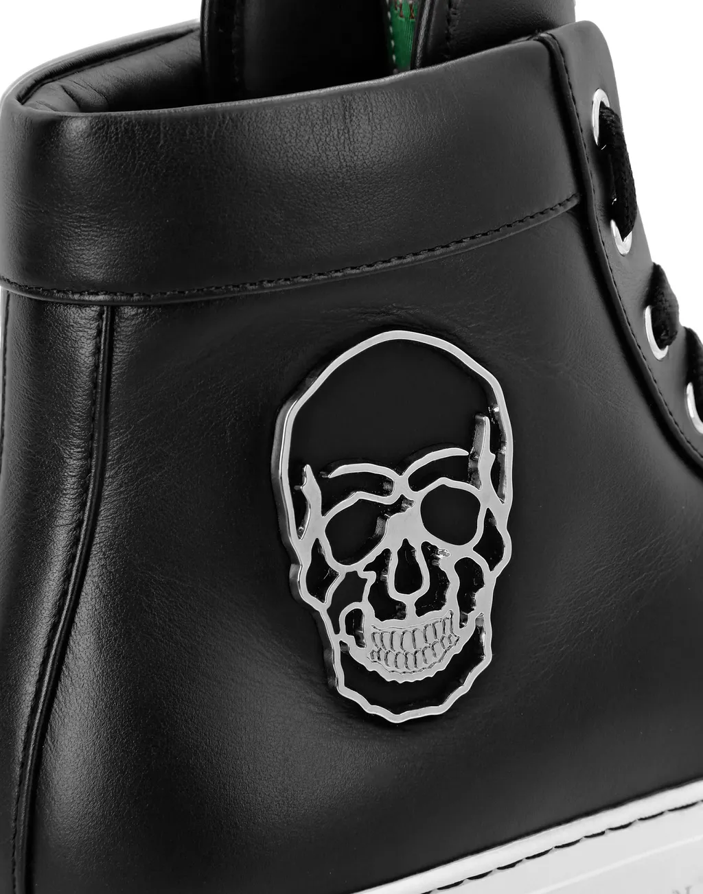 Logo Details High-Top Casual Sneakers
