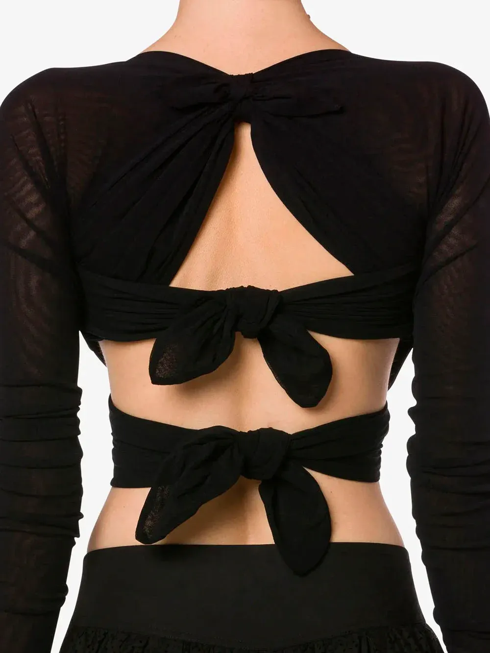 V-Neck Bow Detail Top