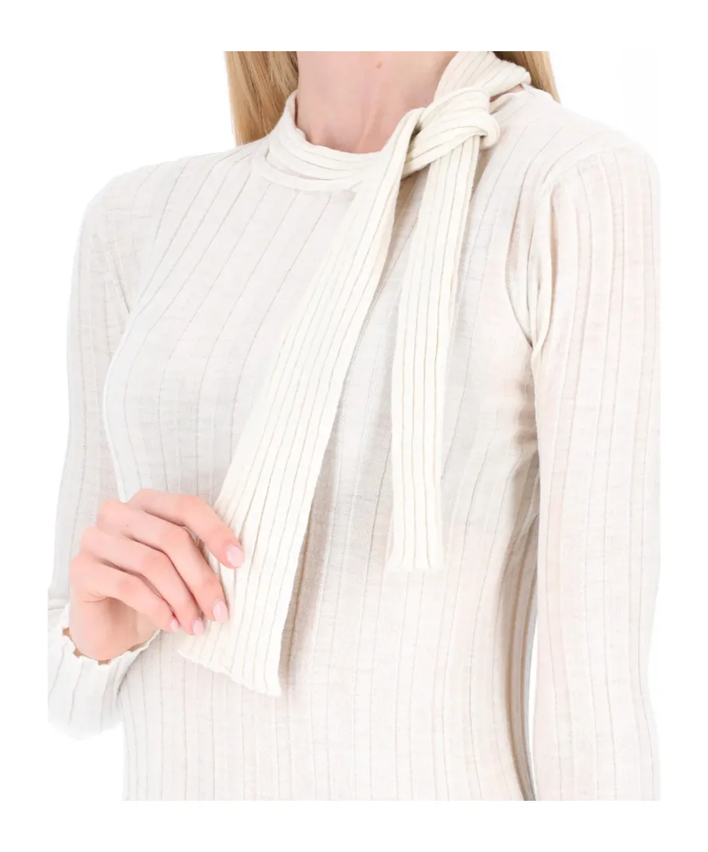 Roll Neck Crochet Jumper