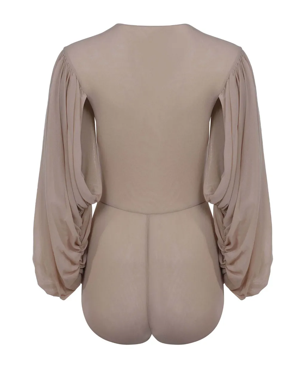 Long-Sleeved Jumpsuit