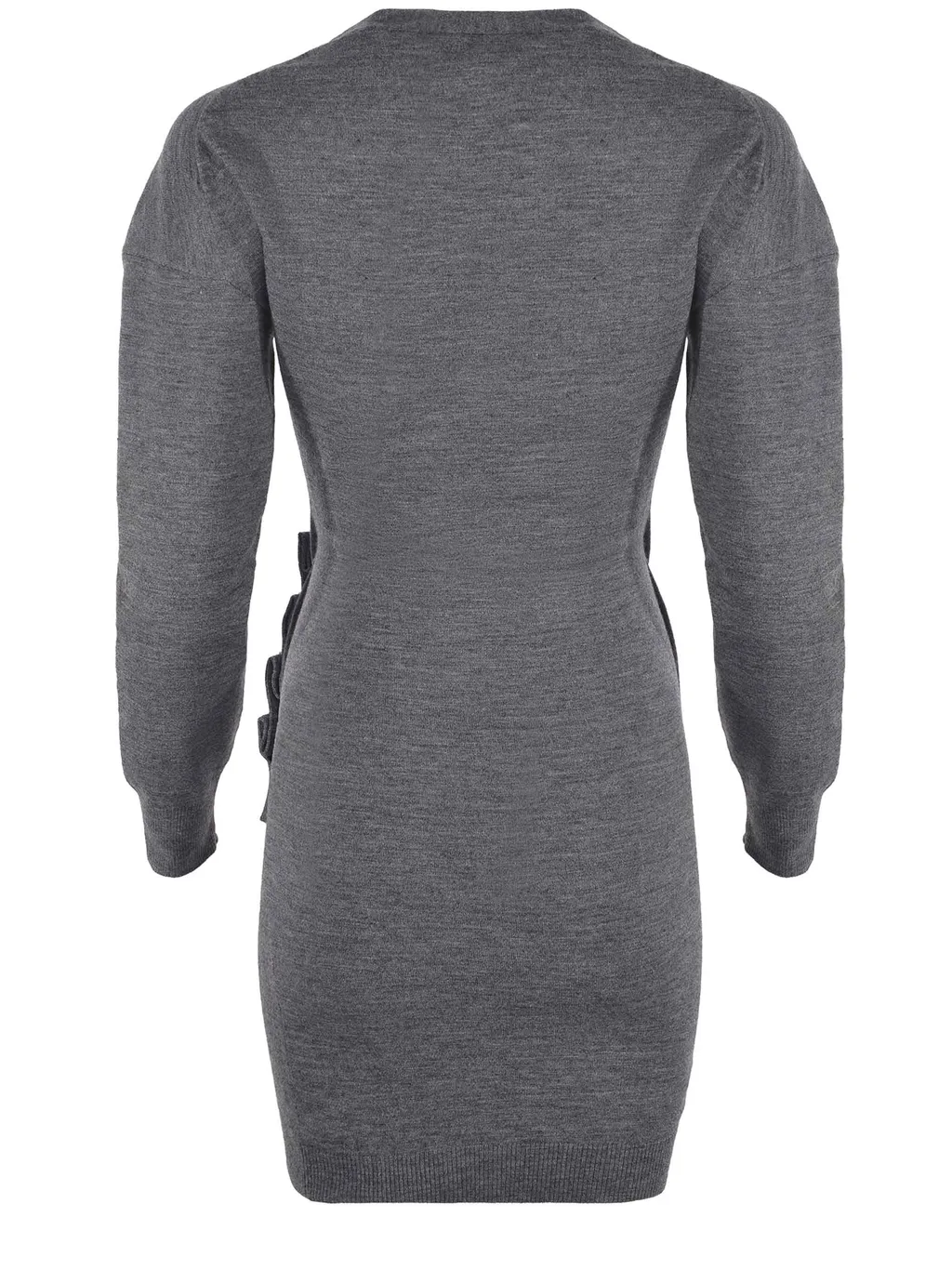 Long-Sleeved V-Neck Dress