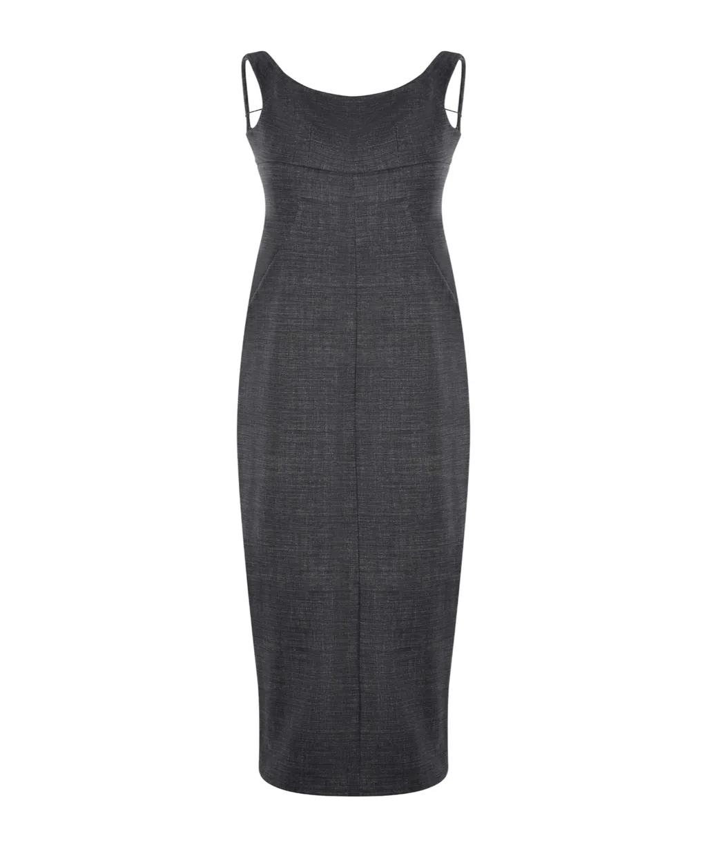 Mid-Length Fitted Dress
