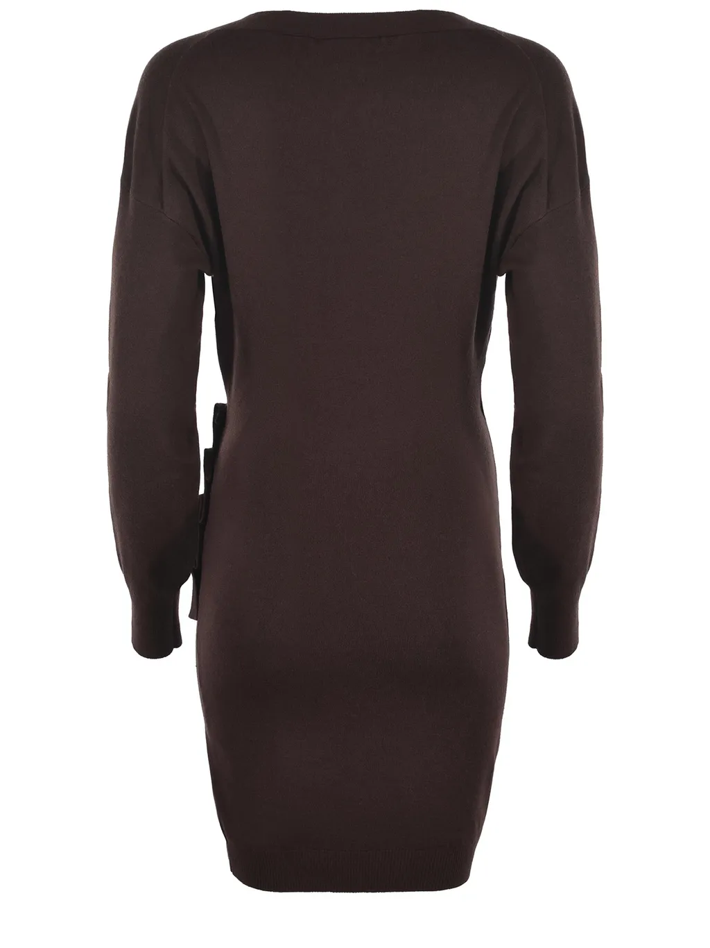 Long-Sleeved V-Neck Dress