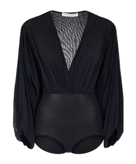 Stretch Tulle Bodysuit