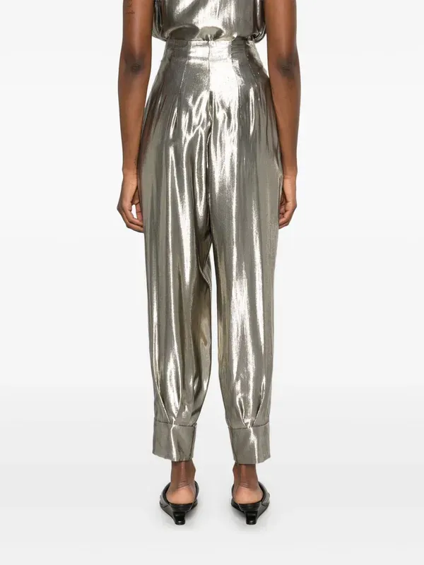 Laminated Casual Pants