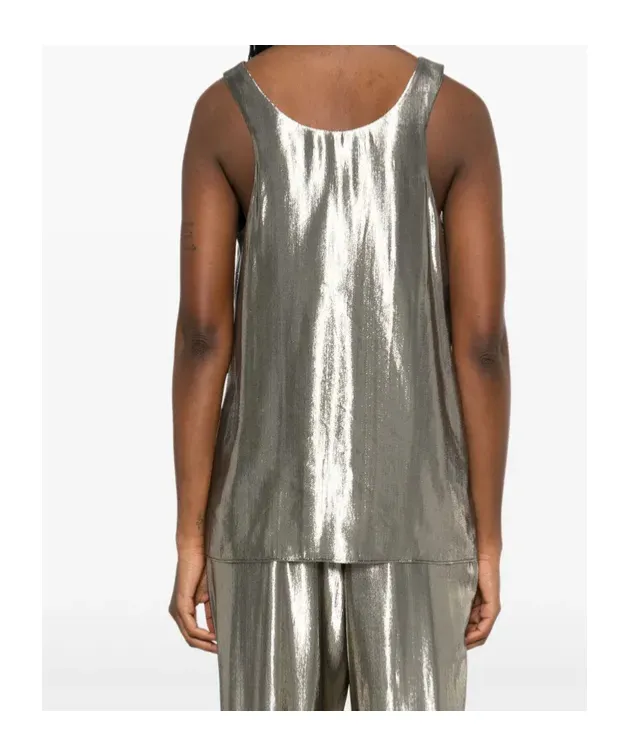 Platinum Silk Top
