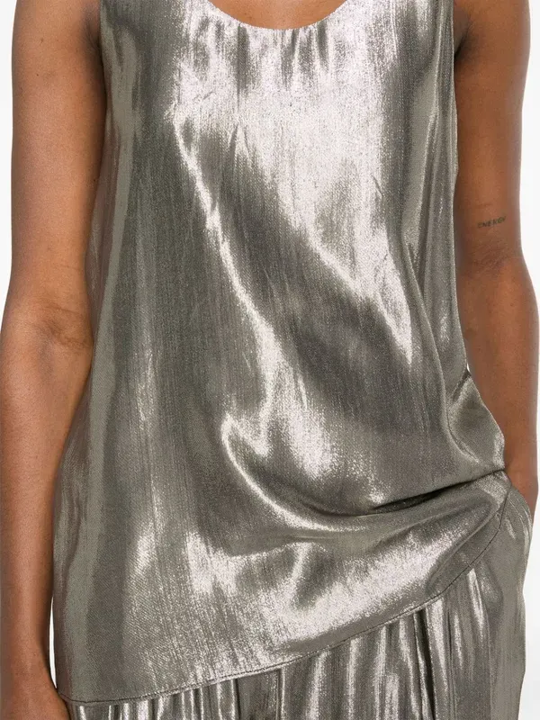 Platinum Silk Top
