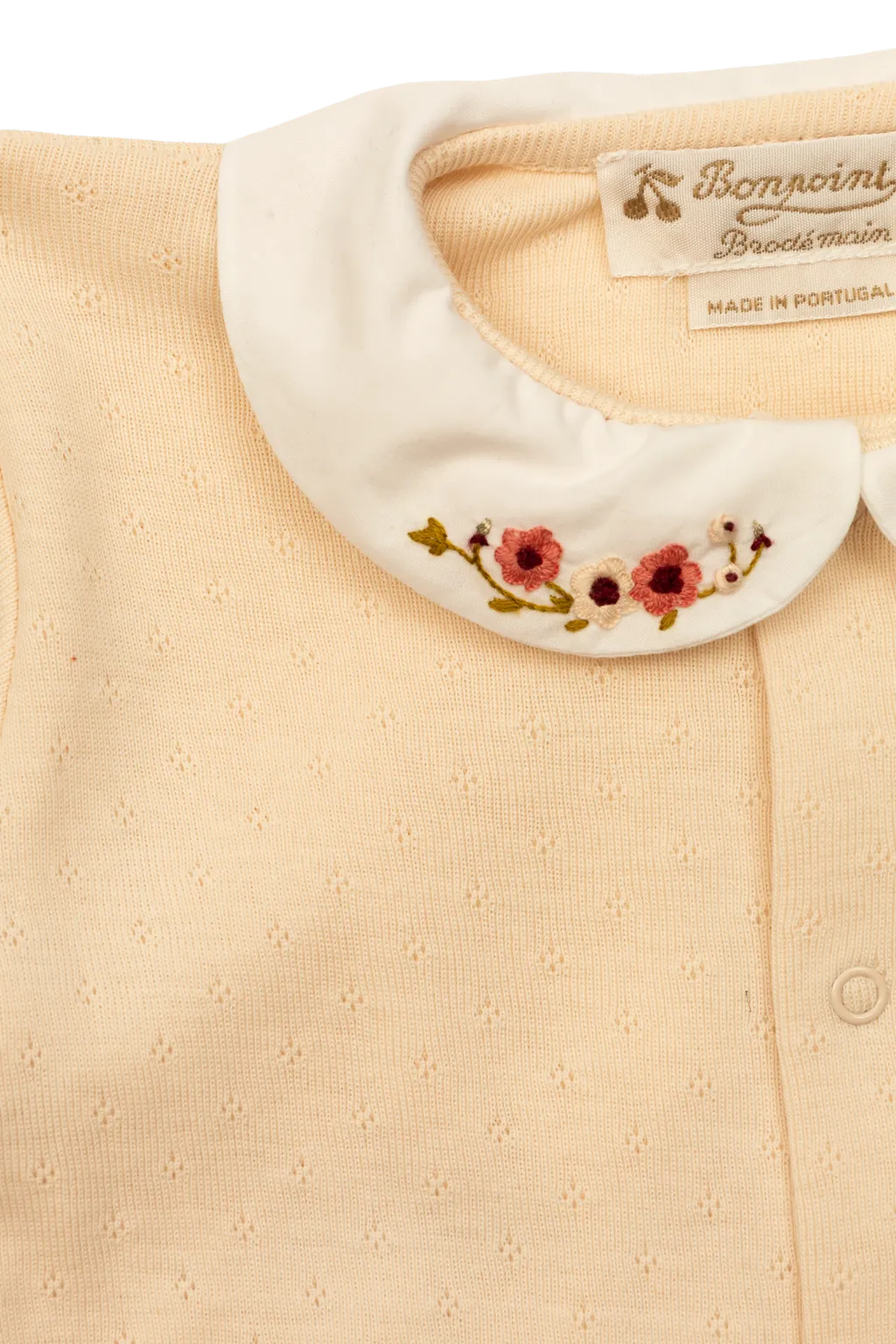 Floral Embroidered Pajamas