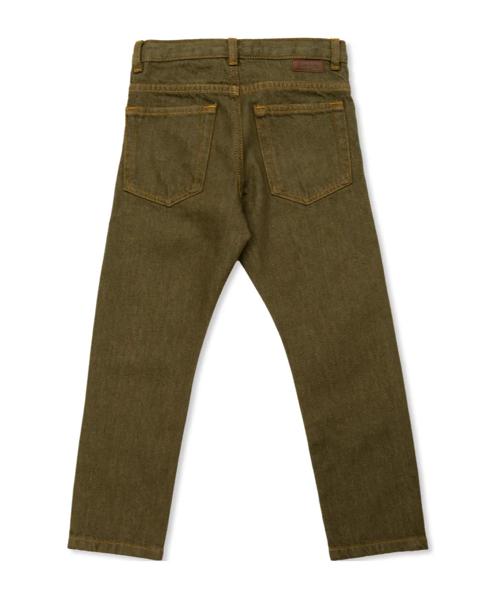 Button-Fastening Trousers