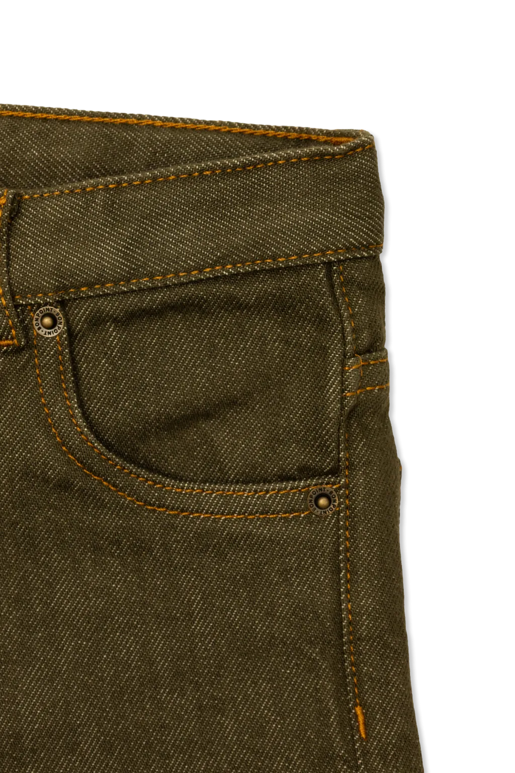 Button-Fastening Trousers