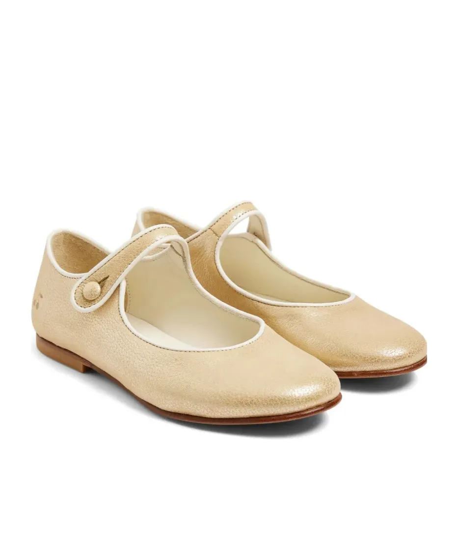 Ella Round Toe Ballerina Shoes