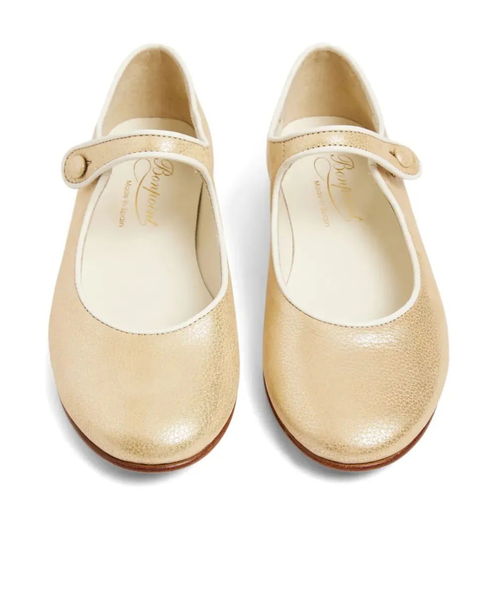 Ella Round Toe Ballerina Shoes