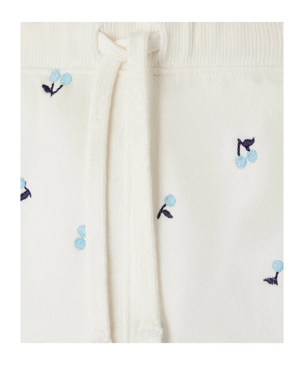 Bambo Cherry Embroidered Jogging Pants