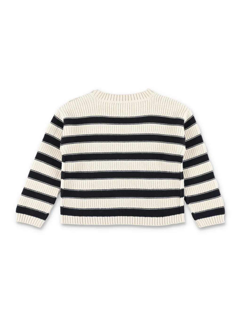Cherry Embroidered Striped Jumper