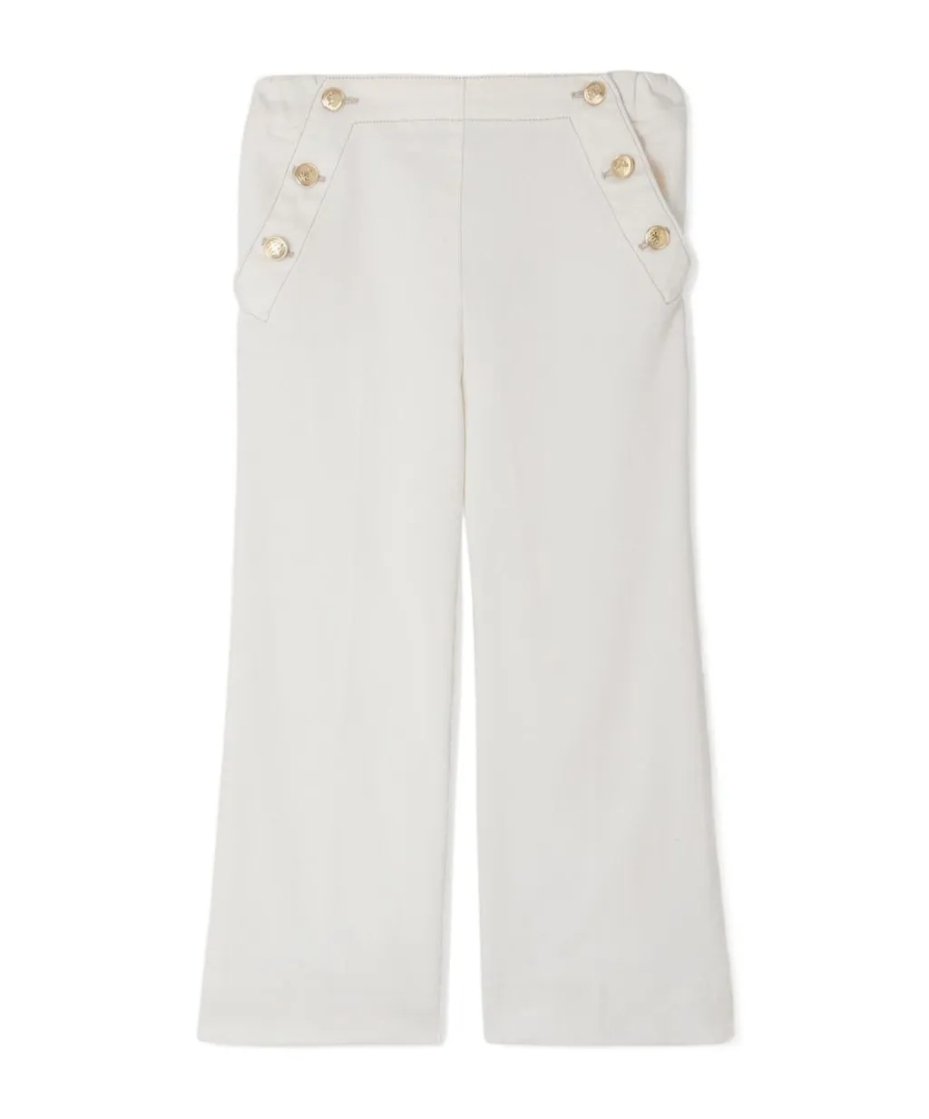 Gaetane Buttoned Wide-Leg Trousers
