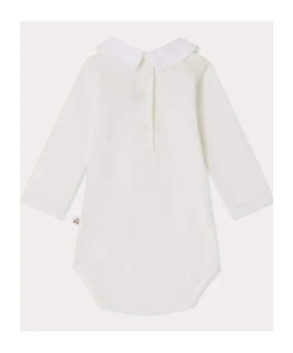 Septembre Embroidered Collar Bodysuit