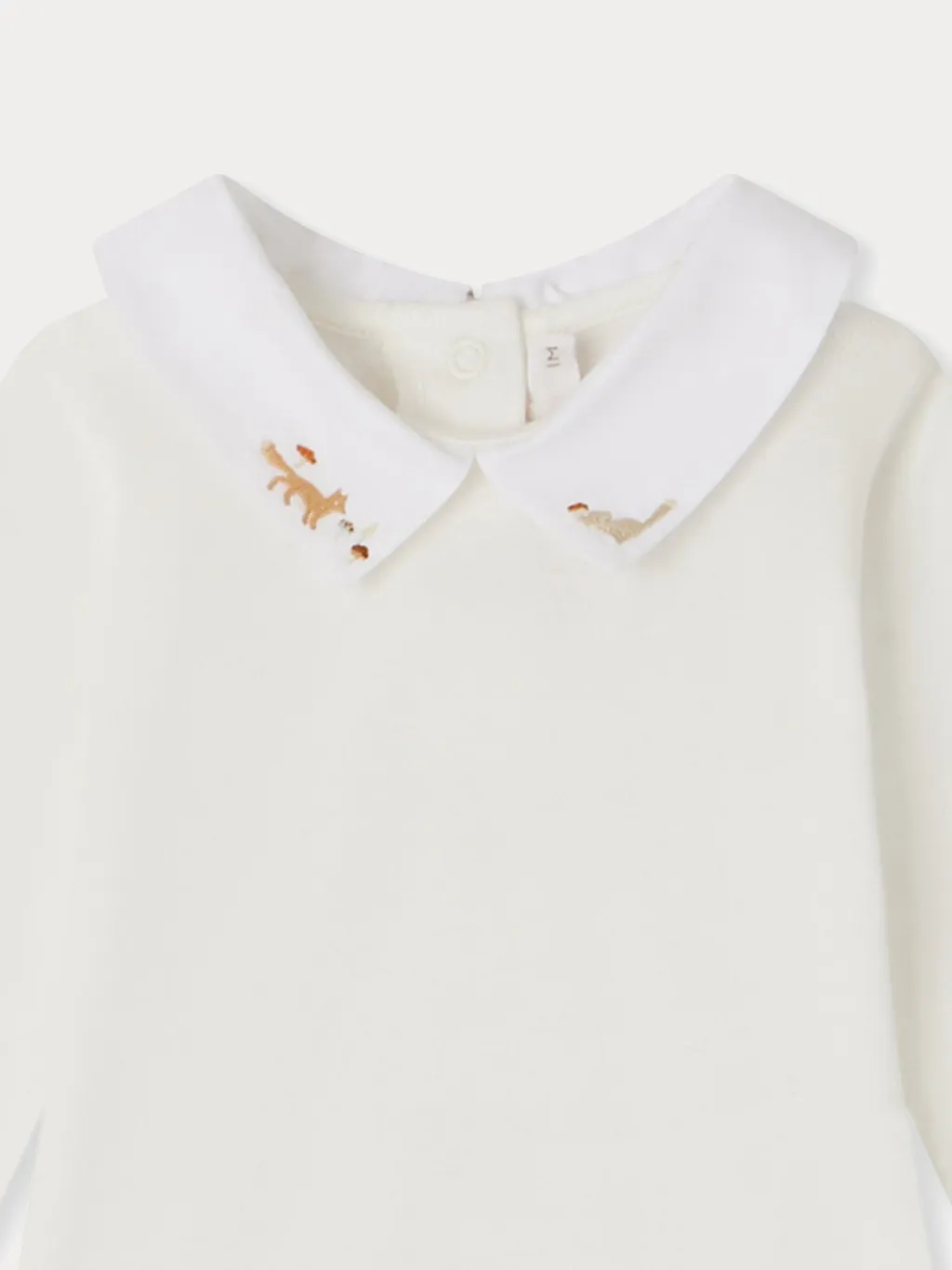 Septembre Embroidered Collar Bodysuit