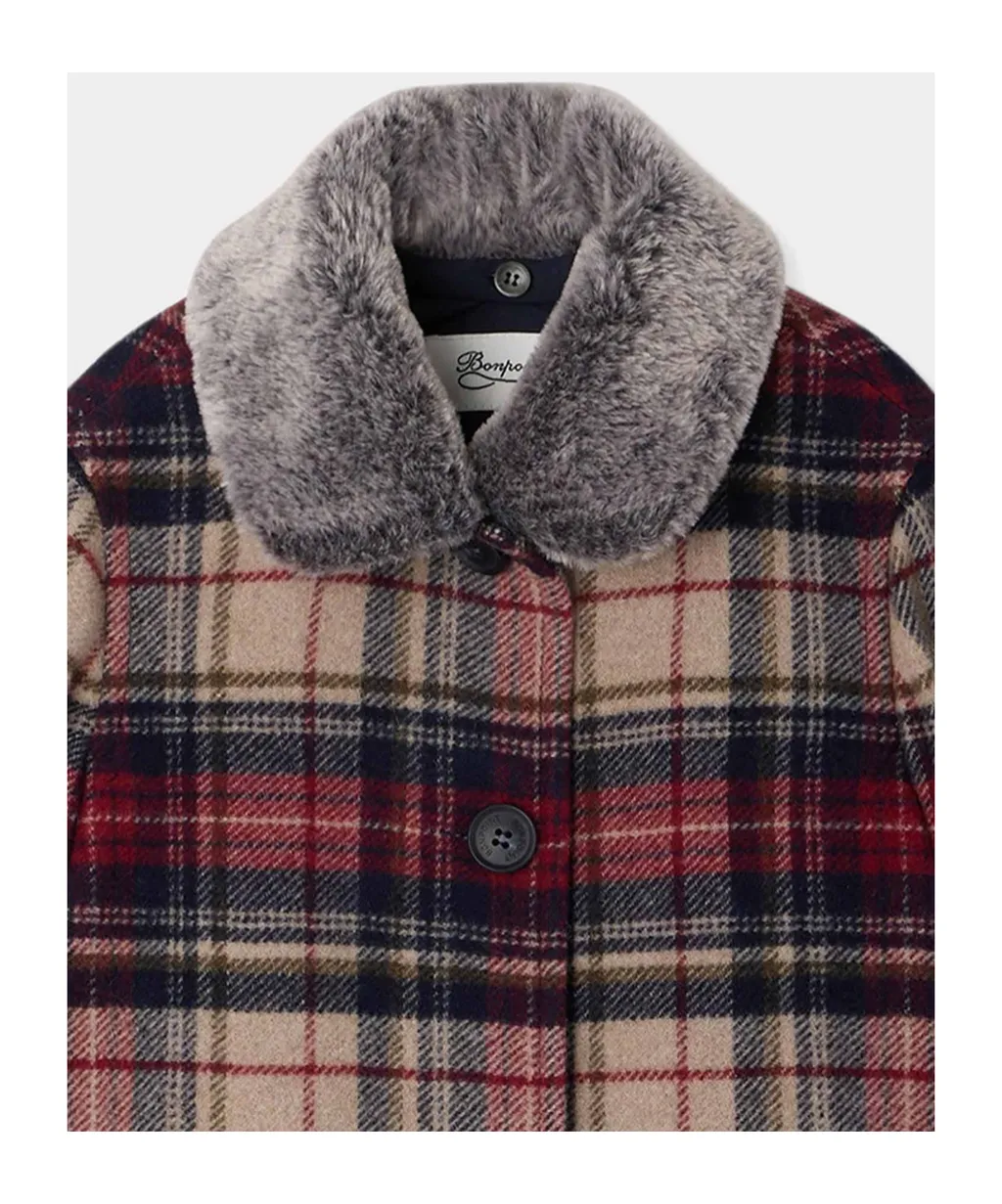 Gigliola Checked Tweed Coat