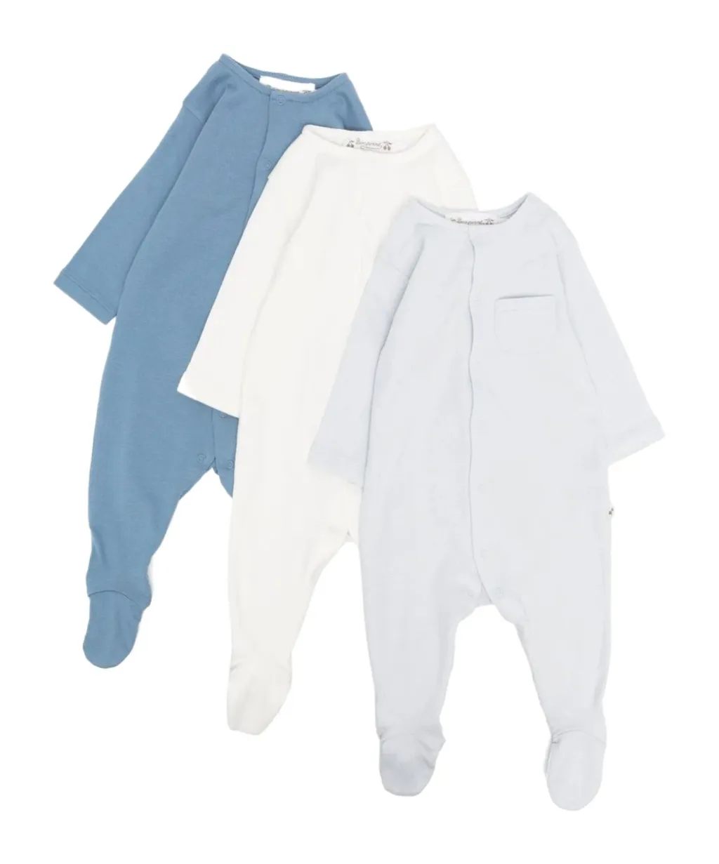 Long-Sleeved Jumpsuit Three-Piece Set