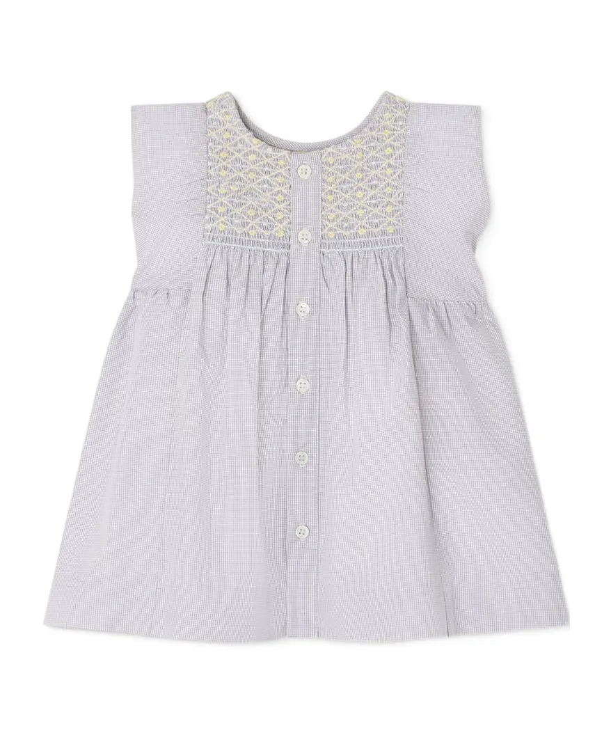 Round Collar Sleeveless Dress