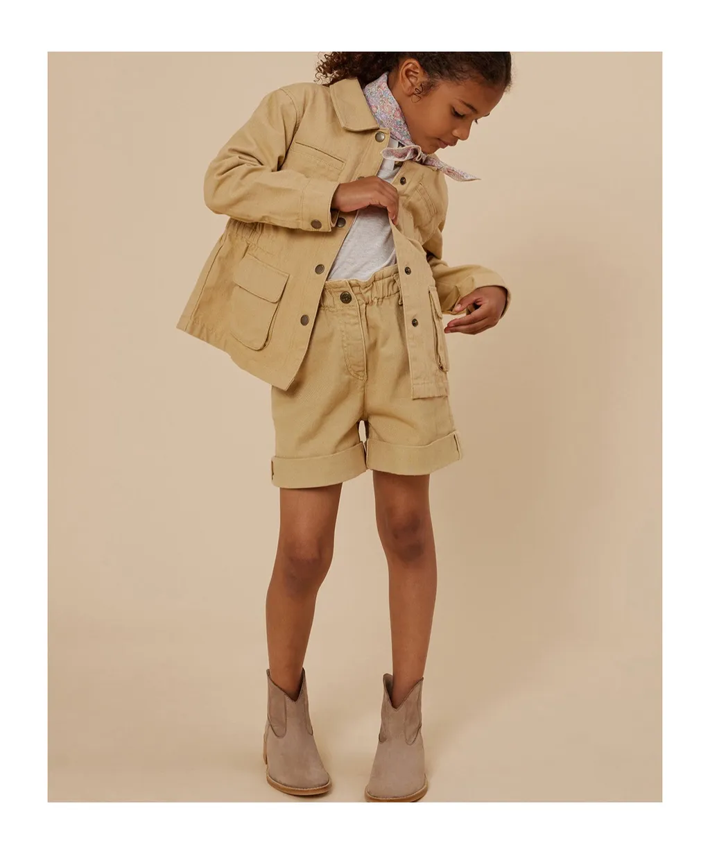Cathy Turn-Up Hem Shorts