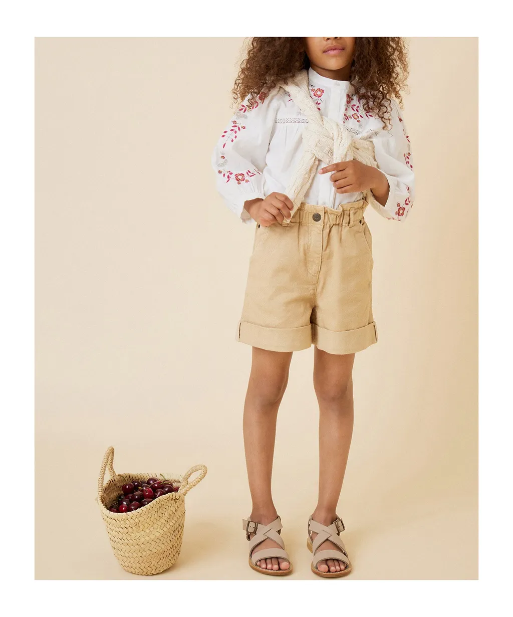 Cathy Turn-Up Hem Shorts