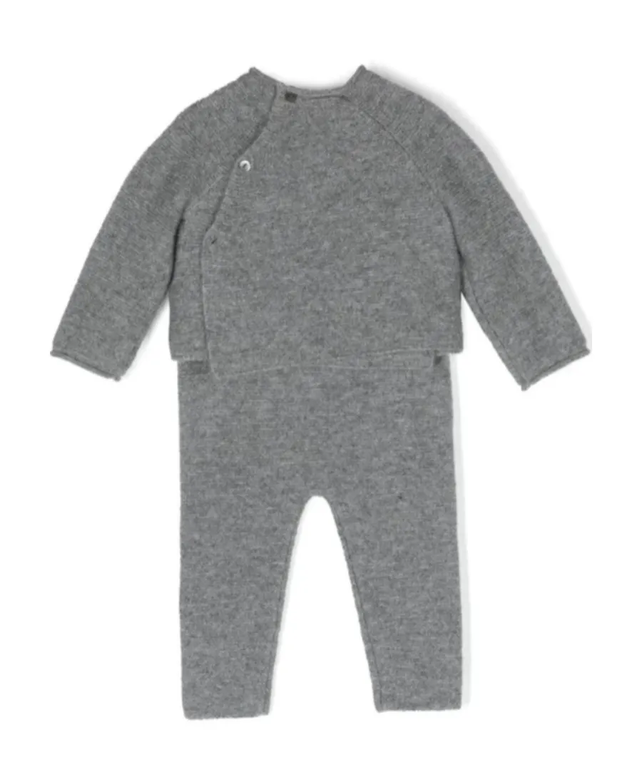Long-Sleeved Cashmere Suit