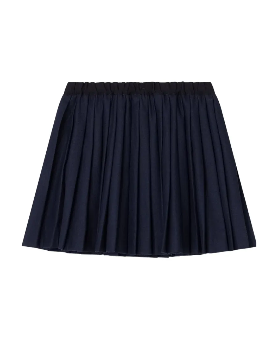 Flared Pleated Mini Skirt