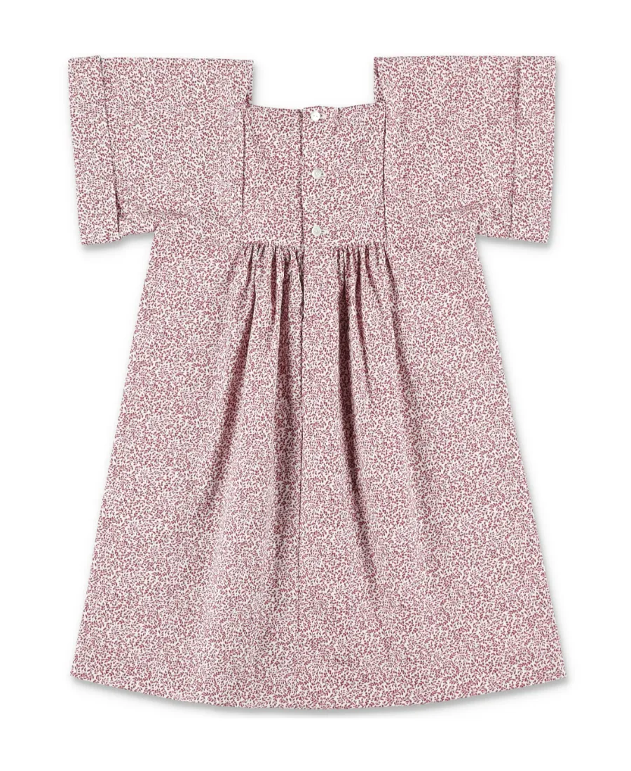 Paysanne Smocked-Panel Dress
