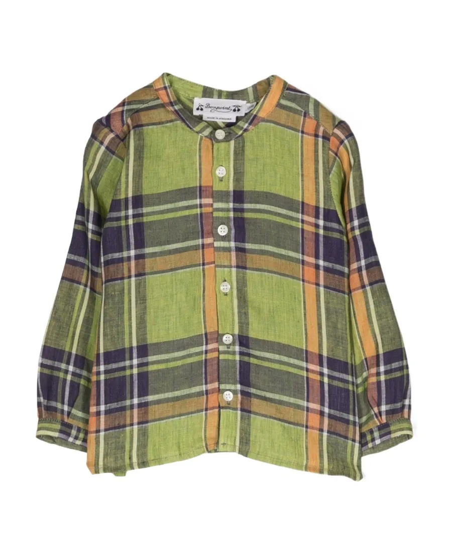 Plaid Waist Shirt