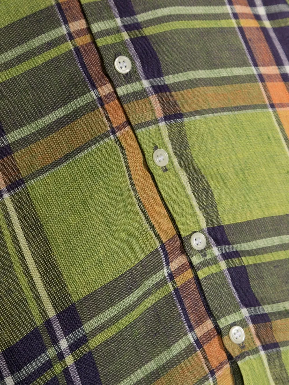 Plaid Waist Shirt